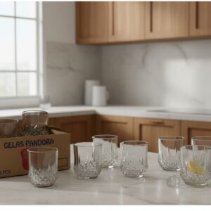 Gelas Bening Pandora